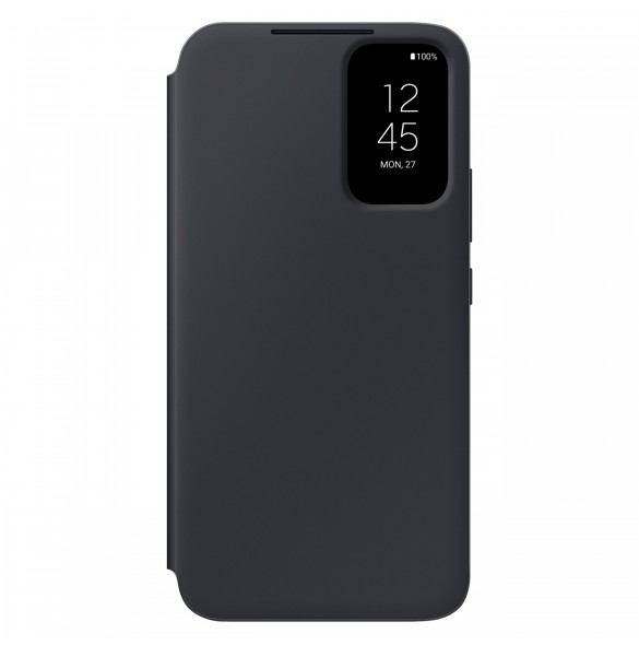 Samsung Smart View Wallet Case för Samsung Galaxy A34 5G skal med Smart Flip Window Card Wallet Black (EF-ZA346CBEGWW)