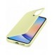 Samsung Smart View Wallet Case för Samsung Galaxy A34 5G skal med Smart Flip Window Card Wallet Lime (EF-ZA346CGEGWW)