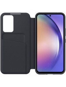 Samsung Smart View Wallet Case för Samsung Galaxy A54 5G skal med Smart Flip Window Card Wallet Black (EF-ZA546CBEGWW)