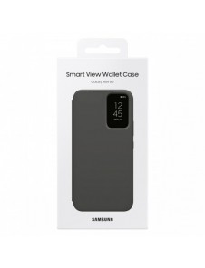 Samsung Smart View Wallet Case för Samsung Galaxy A54 5G skal med Smart Flip Window Card Wallet Black (EF-ZA546CBEGWW)
