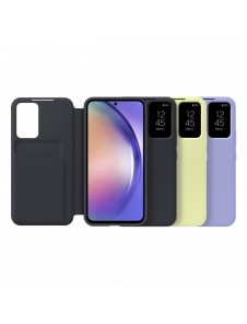 Samsung Smart View Wallet Case för Samsung Galaxy A54 5G skal med Smart Flip Window Card Wallet Black (EF-ZA546CBEGWW)