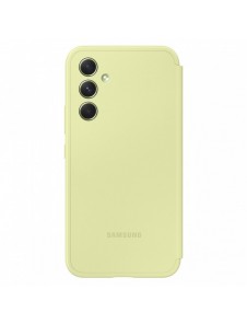 Samsung Smart View Wallet Case för Samsung Galaxy A54 5G skal med Smart Flip Window Card Wallet Lime (EF-ZA546CGEGWW)