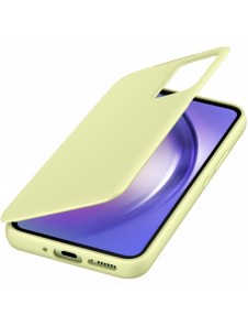 Samsung Smart View Wallet Case för Samsung Galaxy A54 5G skal med Smart Flip Window Card Wallet Lime (EF-ZA546CGEGWW)