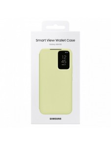 Samsung Smart View Wallet Case för Samsung Galaxy A54 5G skal med Smart Flip Window Card Wallet Lime (EF-ZA546CGEGWW)