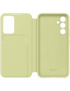 Samsung Smart View Wallet Case för Samsung Galaxy A54 5G skal med Smart Flip Window Card Wallet Lime (EF-ZA546CGEGWW)