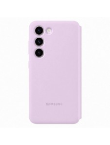 Samsung Smart View Wallet Case för Samsung Galaxy S23 Cover med Smart Flip Window Card Wallet Lilac (EF-ZS911CVEGWW)