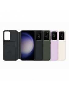Samsung Smart View Wallet Case för Samsung Galaxy S23 Cover med Smart Flip Window Card Wallet Lilac (EF-ZS911CVEGWW)