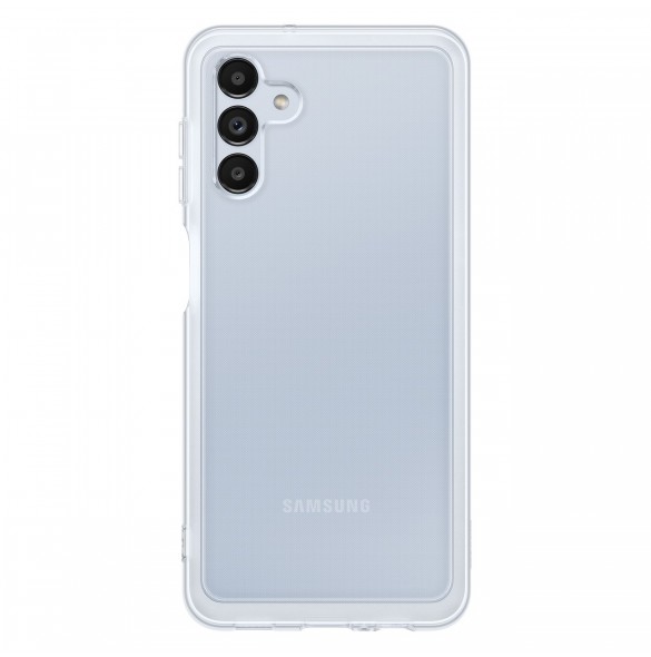 Samsung Soft Clear Cover hållbart fodral med gelram och förstärkt baksida Samsung Galaxy A13 5G transparent (EF-QA136TTEGWW)