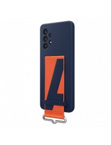 Silikonfodral med rem från Samsung till Samsung galaxy a53 5g marinblå (ef-ga536tnegww)