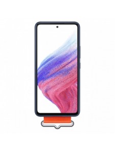 Silikonfodral med rem från Samsung till Samsung galaxy a53 5g marinblå (ef-ga536tnegww)