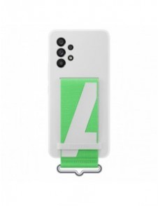Samsung Strap Silicone Cover Case Cover för Samsung Galaxy A53 5G vit (EF-GA536TWEGWW)