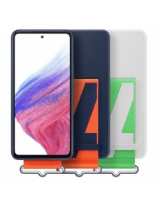 Samsung Strap Silicone Cover Case Cover för Samsung Galaxy A53 5G vit (EF-GA536TWEGWW)
