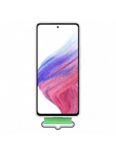 Samsung Strap Silicone Cover Case Cover för Samsung Galaxy A53 5G vit (EF-GA536TWEGWW)