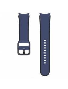 Samsung tvåfärgade sportband för Samsung Galaxy Watch 4/4 Classic / 5/5 Pro (20 mm, M / L) blå (ET-STR91LNEGEU)
