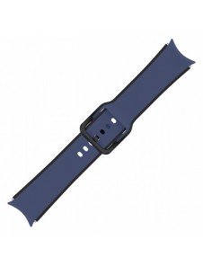 Samsung tvåfärgade sportband för Samsung Galaxy Watch 4/4 Classic / 5/5 Pro (20 mm, M / L) blå (ET-STR91LNEGEU)