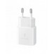 Samsung USB-väggladdare Typ C 15W PD AFC + USB-kabel Typ C vit (EP-T1510XWEGEU)