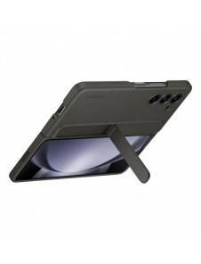 Silikonfodral till Samsung Galaxy Z Fold 5 med stativ och rem - svart EF-MF946CBE