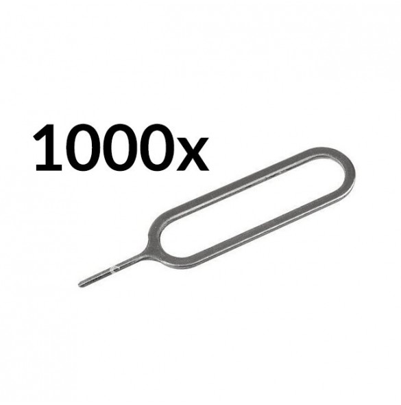 1000 st påse - Sim-kort öppningsverktyg / Sim borttagningsverktyg iPhone 3G 3GS 4 4G 4S