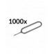 1000 st påse - Sim-kort öppningsverktyg / Sim borttagningsverktyg iPhone 3G 3GS 4 4G 4S