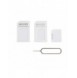 Noosy Adapter Nano Micro Sim 3in1 iPhone Set + nyckel