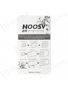 Noosy Adapter Nano Micro Sim 3in1 iPhone Set + nyckel
