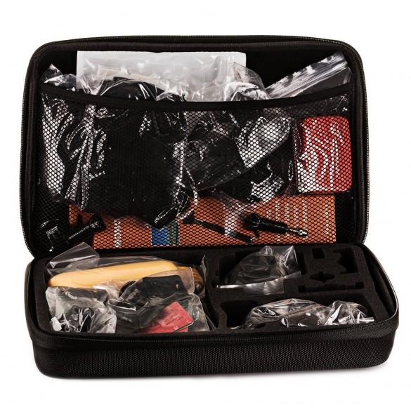 14-i-1 Outdoor Sports Action Camera Accessory Kit för GoPro SJCAM