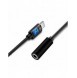 Adapter USB Typ C till ljudjack 3.5 minijack svart