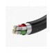 Adapter USB Typ C till ljudjack 3.5 minijack svart