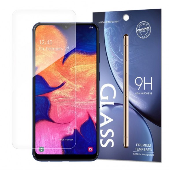 Härdat glas 9H skärmskydd för Samsung Galaxy A10 (förpackning - kuvert)