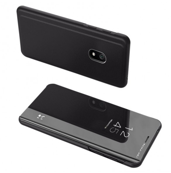 Clear View Case-fodral till Xiaomi Redmi 8A svart