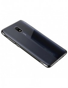 Clear Color Case Gel TPU Galvaniseringsram Skydd för Xiaomi Redmi 8A svart