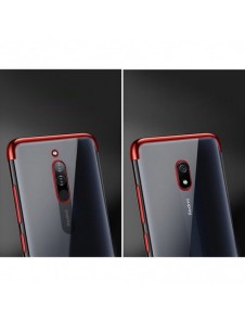 Clear Color Case Gel TPU Galvaniseringsram Skydd för Xiaomi Redmi 8A svart