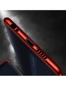 Clear Color Case Gel TPU Galvaniseringsram Skydd för Xiaomi Redmi 8A svart
