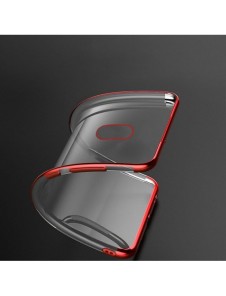 Clear Color Case Gel TPU Galvaniseringsram Skydd för Xiaomi Redmi 8A svart