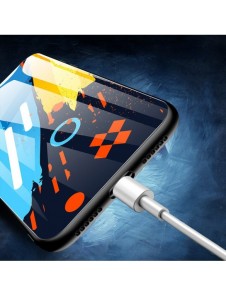 Färgglasfodral Slitstarkt skal med baksida i härdat glas och kamerafodral iPhone 11 Pro Max pattern 2