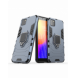Ring Armor Case Kickstand Tough Rugged Cover för Huawei Y5p blå
