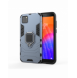 Ring Armor Case Kickstand Tough Rugged Cover för Huawei Y5p blå