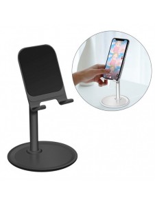 Telescopic Desktop Bracket telefon surfplatta hållare svart (K3S)