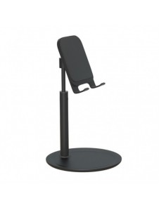 Telescopic Desktop Bracket telefon surfplatta hållare svart (K3S)