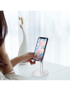 Telescopic Desktop Bracket telefon surfplatta hållare svart (K3S)