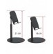 Telescopic Desktop Bracket telefon surfplatta hållare svart (K3S)