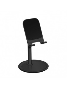Telescopic Desktop Bracket telefon surfplatta hållare svart (K3S)