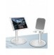 Telescopic Desktop Bracket telefon surfplatta hållare svart (K3S)