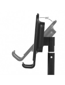 Telescopic Desktop Bracket telefon surfplatta hållare svart (K3S)