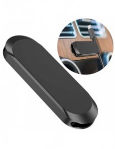 Flat fordonsmonterad magnetisk fäste för instrumentbräda svart