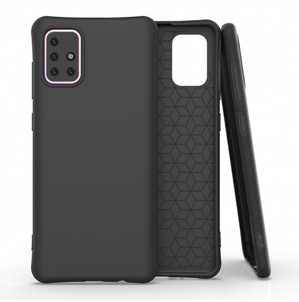 Soft Color Case flexibelt gelfodral för Samsung Galaxy M31s svart