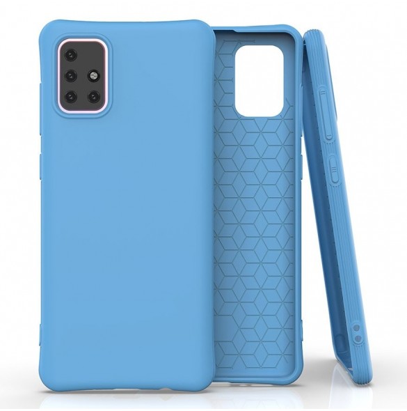 Soft Color Case flexibelt gelfodral för Samsung Galaxy M31s blå