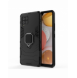 Ring Armor Case Kickstand Tough Rugged Cover för Samsung Galaxy A42 5G svart