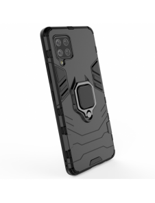 Ring Armor Case Kickstand Tough Rugged Cover för Samsung Galaxy A42 5G blå