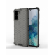 Honeycomb Case pansarskydd med TPU Bumper för Samsung Galaxy S21+ 5G (S21 Plus 5G) svart